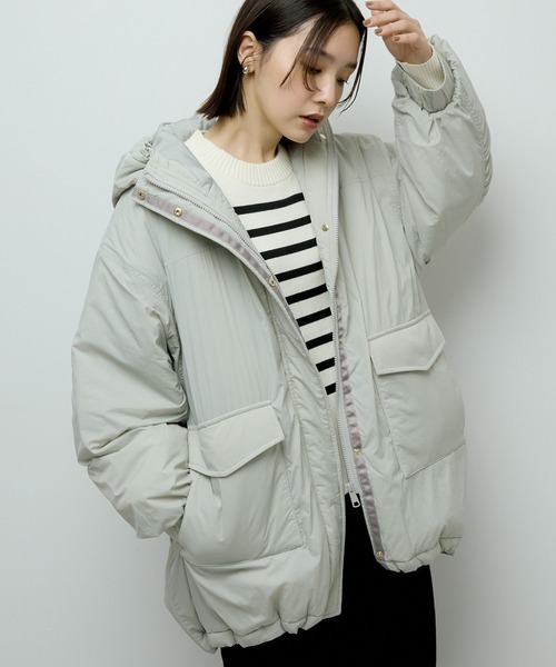 セール】フーディ中綿コート（その他アウター）｜Green Parks