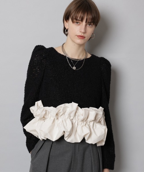 裾バルーンブラウス（シャツ/ブラウス）｜CADUNE（カデュネ）の