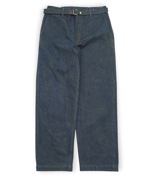 YOKO SAKAMOTO】 BELTED TROUSERS（デニムパンツ）｜yoko sakamoto