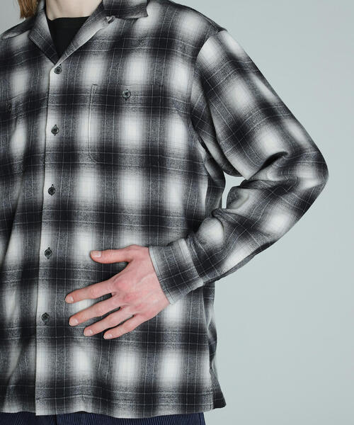 schott（ショット）の「Schott/ショット/OMBRE CHECK FLANNEL LS SHIRT