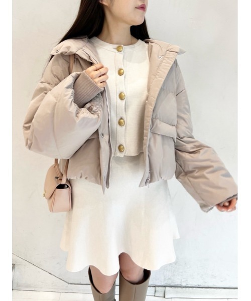 SNIDEL（スナイデル）の「Sustainableレースアップダウンジャケット