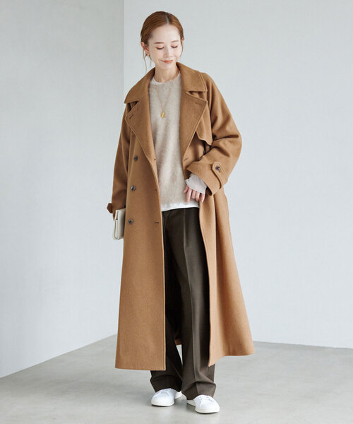SLOBE IENA（スローブイエナ）の「カシミヤ混ウールトレンチコート