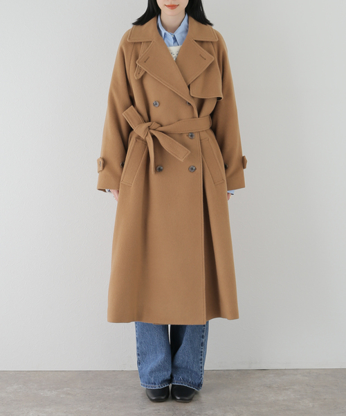 SLOBE IENA（スローブイエナ）の「カシミヤ混ウールトレンチコート