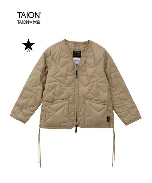 セール】【TAION】MILITARY STAR☆ QUILTING JACKET(KIDS)（ダウン