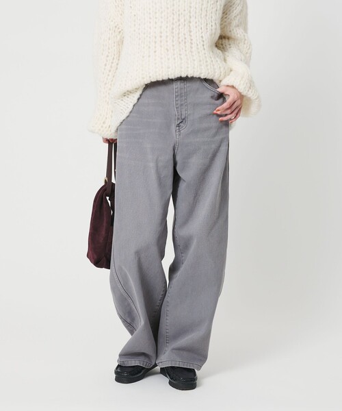 セール】コットンデニム カーブパンツ（デニムパンツ）｜BEAUTY&YOUTH