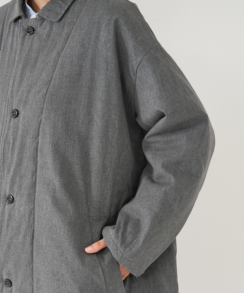 Yarmo（ヤーモ）の「【yarmo】 Quilting Lab Coat キルティングラボ