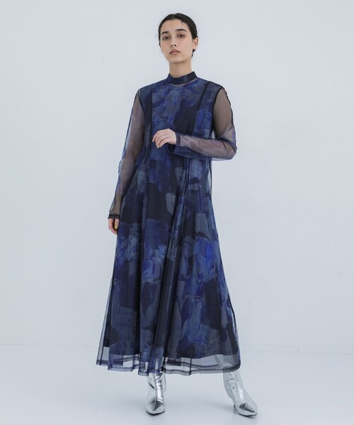 AMERI/アメリ】《STUDIOUS別注》UND GYPSUM ART DRESS/ジプシーアート