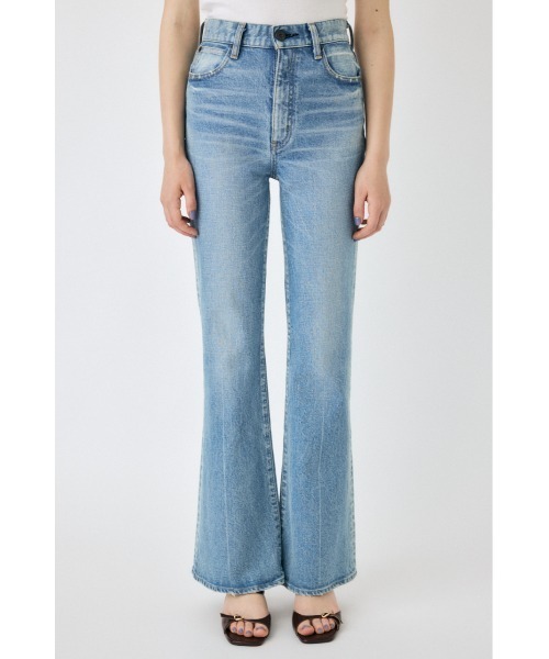 MVS L/BLU FLARE(L)（デニムパンツ）｜MOUSSY（マウジー）の