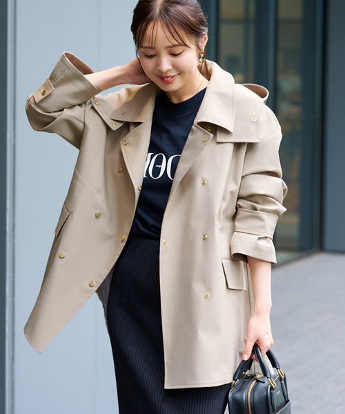 Noble（ノーブル）の「ウインドプルーフテントシルエットブルゾン