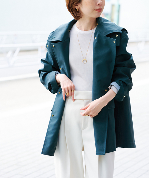 Noble（ノーブル）の「ウインドプルーフテントシルエットブルゾン