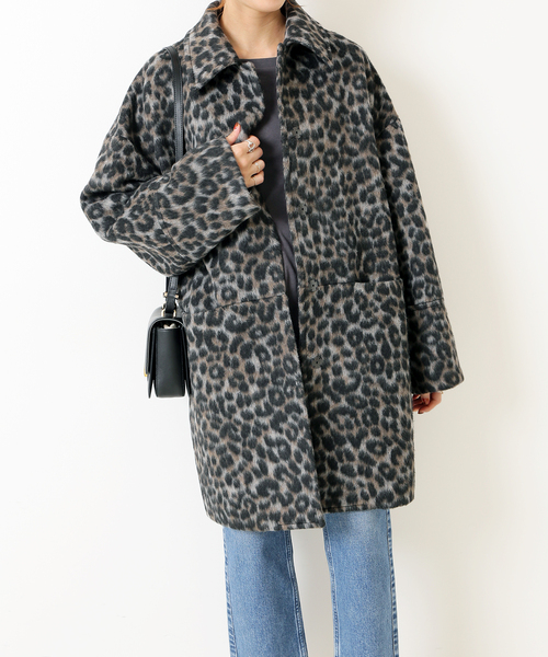 Spick & Span（スピックアンドスパン）の「レオパードシャギーバル