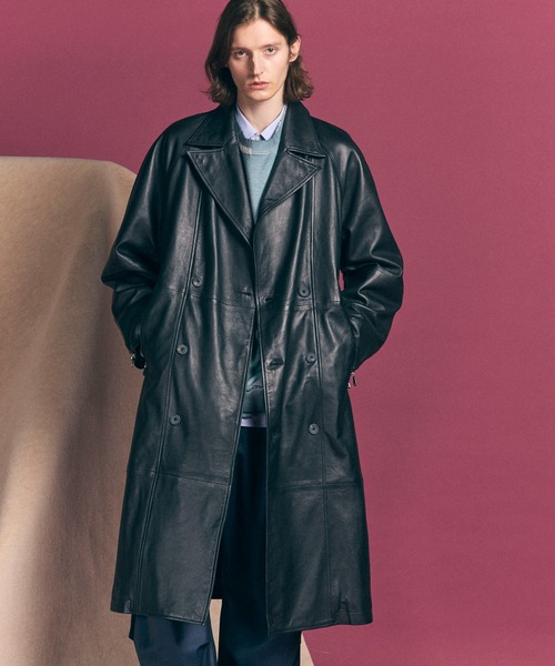 あのね様！専用シープレザープライムオーバーアルスターコート あのね