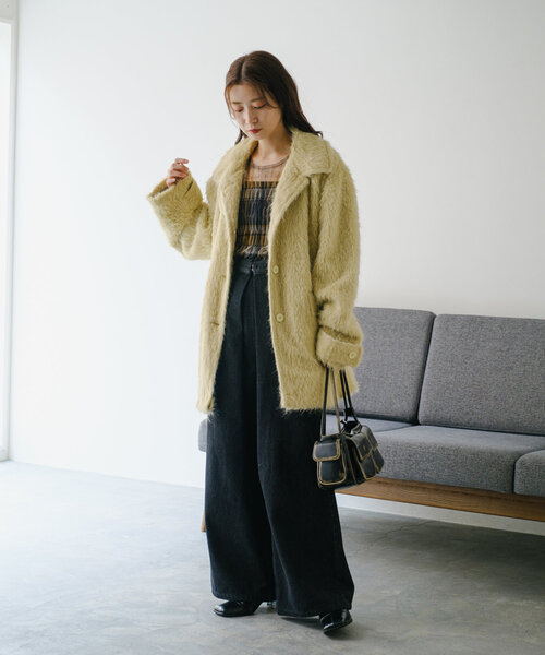 Kastane（カスタネ）の「シャギーコート（その他アウター）」 - WEAR