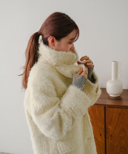 Kastane（カスタネ）の「シャギーコート（その他アウター）」 - WEAR