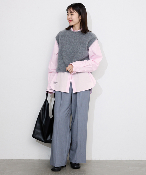 セール】ホリデー刺繍シャツ（シャツ/ブラウス）｜SLOBE IENA