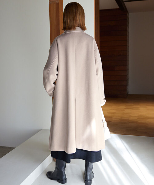 SLOBE IENA（スローブイエナ）の「ECO WOOL ダブルブレストコート