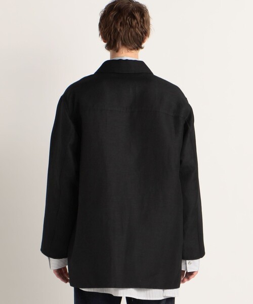 EDITION（エディション）の「ウールリネン ダブルフェイスリバーコート