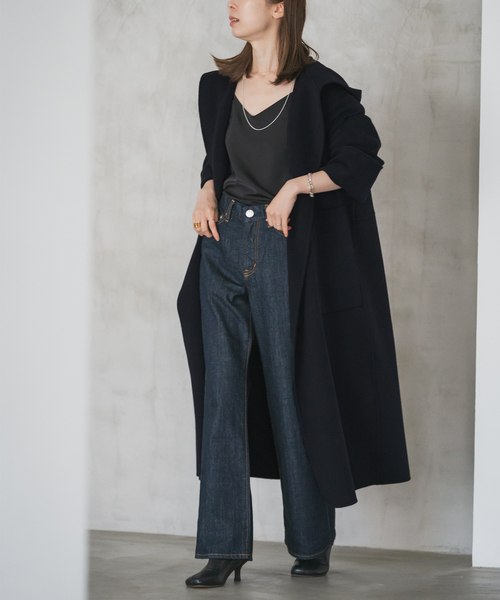 セール】《追加》Super160sリバーフーディーコート（その他アウター