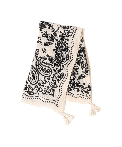 別注】manipuri / バンダナ タッセル ストール（ストール/ショール