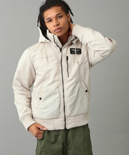 Alpha Industries（アルファインダストリーズ）の「フーデッドリブ
