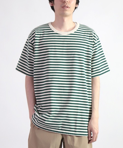 nanamica ] COOLMAX Stripe Jersey Tee | Domingo（ドミンゴ）公式