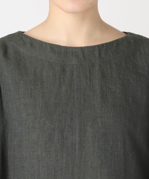 追加》手洗い可 / No.14フレンチリネンポンチョプルオーバー（シャツ