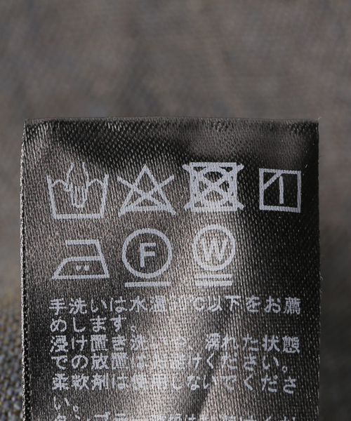 追加》手洗い可 / No.14フレンチリネンポンチョプルオーバー（シャツ