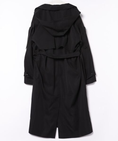 a.p.o.v. スーパーロング＆オーバーサイズフーディートレンチコート