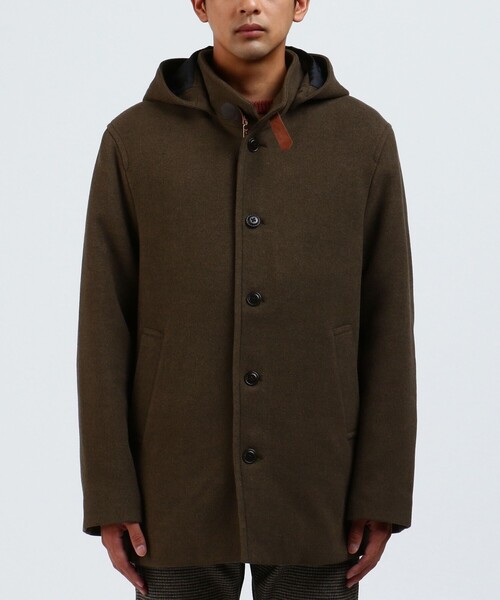 BEAMS HEART（ビームスハート）の「フーディー スタンドカラー コート