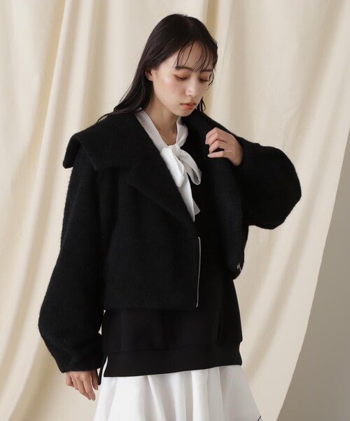 セール】◇ビックカラーショートブルゾン（ブルゾン）｜JILL by JILL