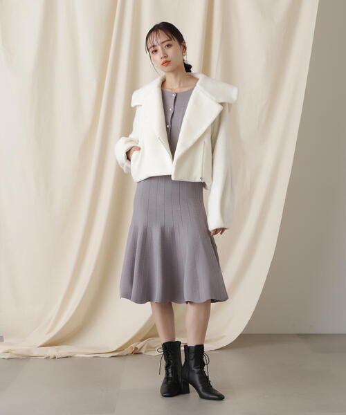 セール】◇ビックカラーショートブルゾン（ブルゾン）｜JILL by JILL