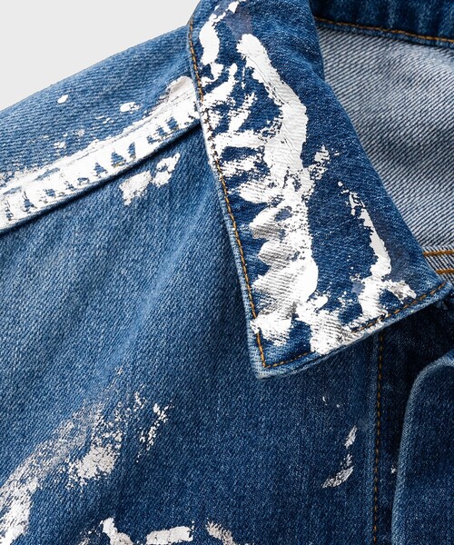 KHOKI（コッキ）の「【KHOKI / コッキ】Silver printed jacket（デニム