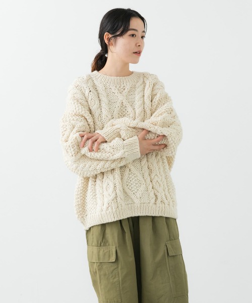 かぐれ（カグレ）の「ペルーアランクルーネックニット（ニット