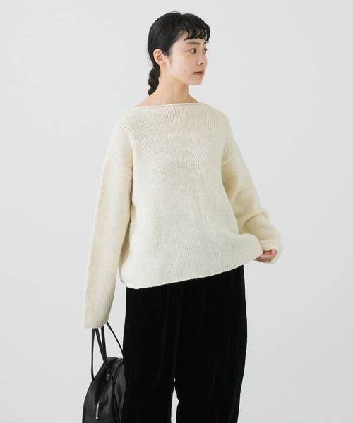 かぐれ（カグレ）の「ペルーボートネックプルオーバー（ニット