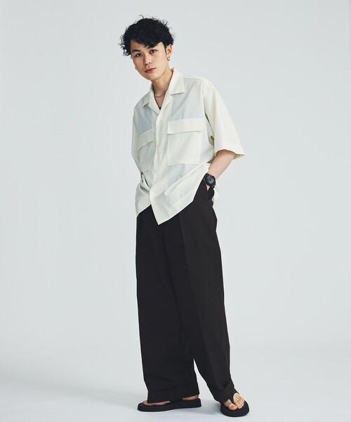 markaware（マーカウェア）の「PLEATED WIDE TROUSERS（スラックス