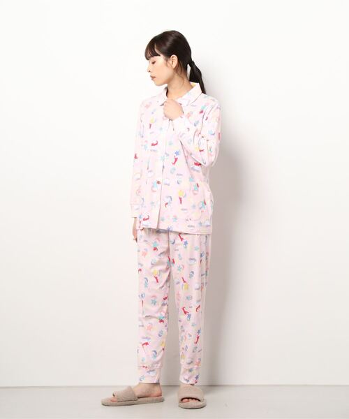 新品 ツモリチサト 暖かふわふわバラ柄パジャマ「Mサイズ」 新品