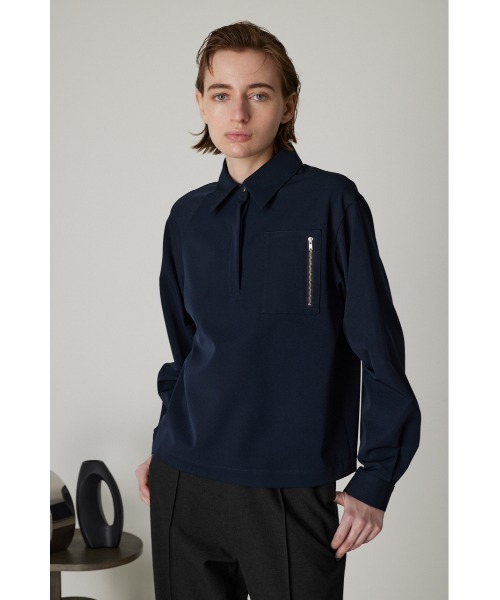 RIM.ARK（リムアーク）の「Sleeve tuck asymmetry tops（シャツ