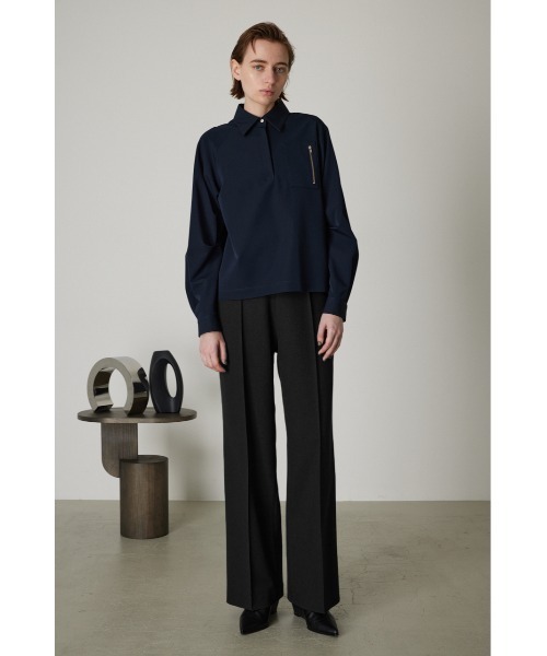 RIM.ARK（リムアーク）の「Sleeve tuck asymmetry tops（シャツ