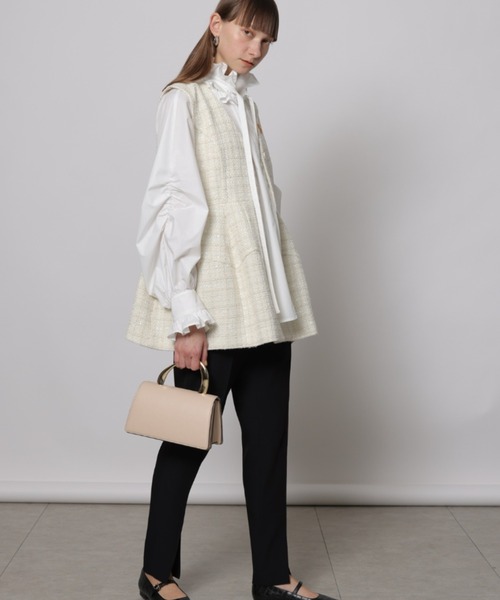 CADUNE（カデュネ）の「ペプラムジレ（その他アウター）」 - WEAR