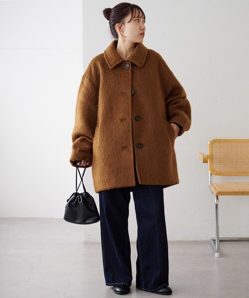 DISCOAT（ディスコート）の「【着こなしやすい】ステンカラーシャギー