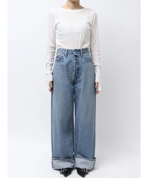 Ungrid（アングリッド）の「ロールアップルーズデニム（デニムパンツ