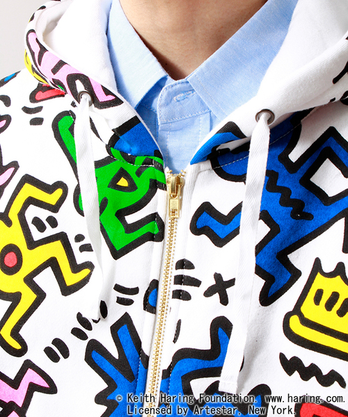 WEGO（ウィゴー）の「WEGO/Keith Haring(キースヘリング)ZIPパーカー