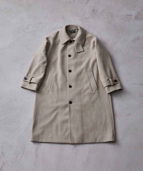 CLEL】〈23AW Ver〉Tech Melton Loose Soutien Collar Coat/テック