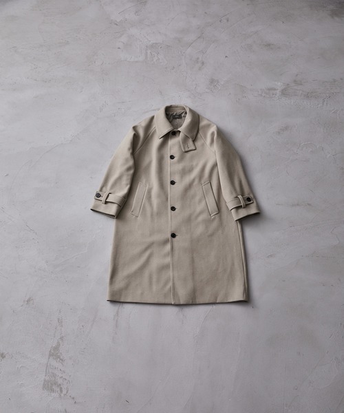 CLEL】〈23AW Ver〉Tech Melton Loose Soutien Collar Coat/テック