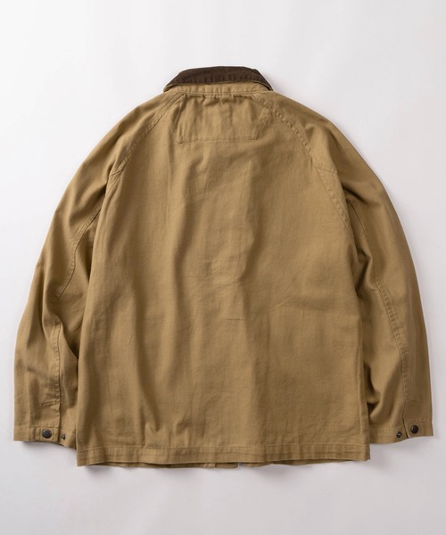 セール】【71】襟コーデュロイ デニム ツイル ハンティングジャケット