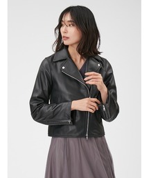 FRAY I.D（フレイアイディー）の「エコレザーライダースジャケット