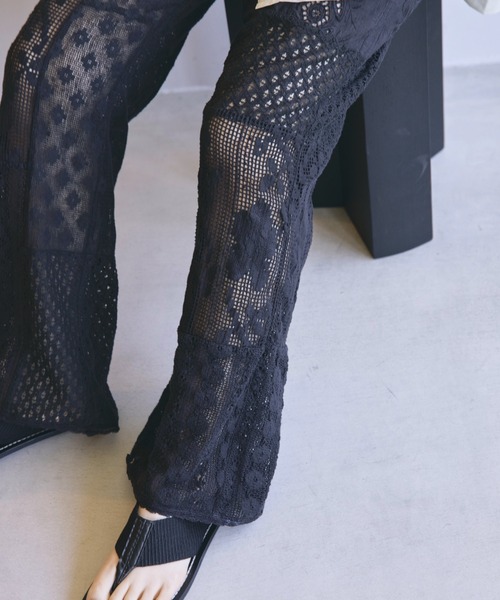 TODAYFUL（トゥデイフル）の「パッチワークレースパンツ（その他パンツ