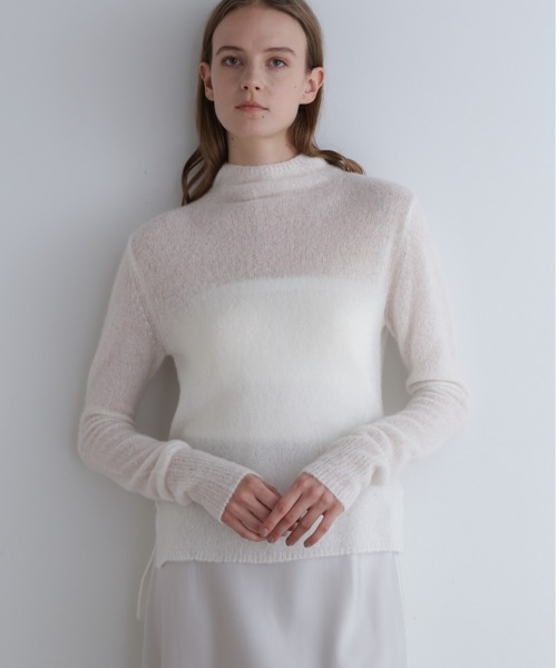 LE PHIL（ルフィル）の「カシミアシルクシアーハイネックニット