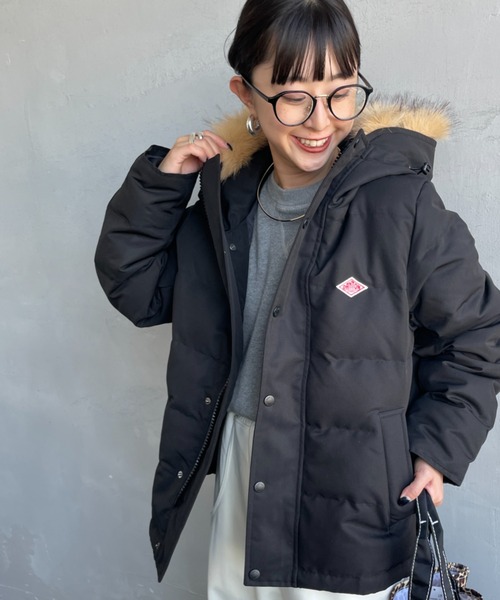 DANTON/ダントン] ショート丈 タッサーダウンジャケット（ダウン