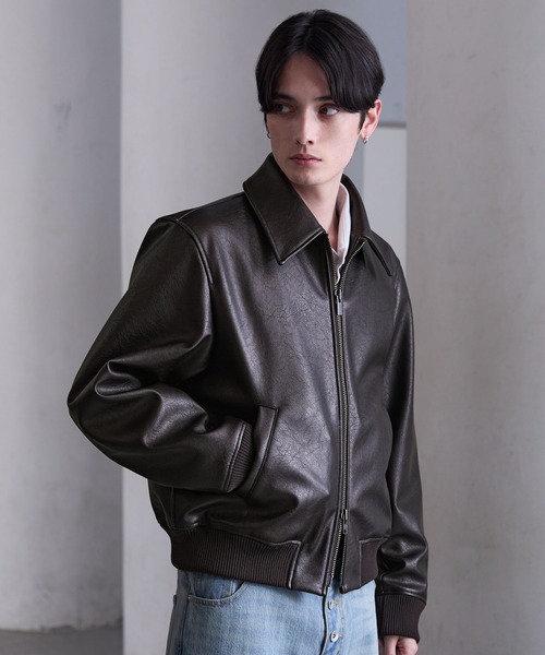 CLEL】Deep Texture Blouson / ディープテクスチャーブルゾン